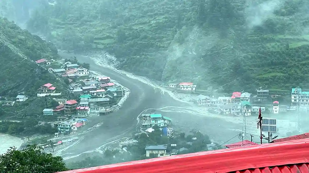 Cloud Burst in Uttarkashi