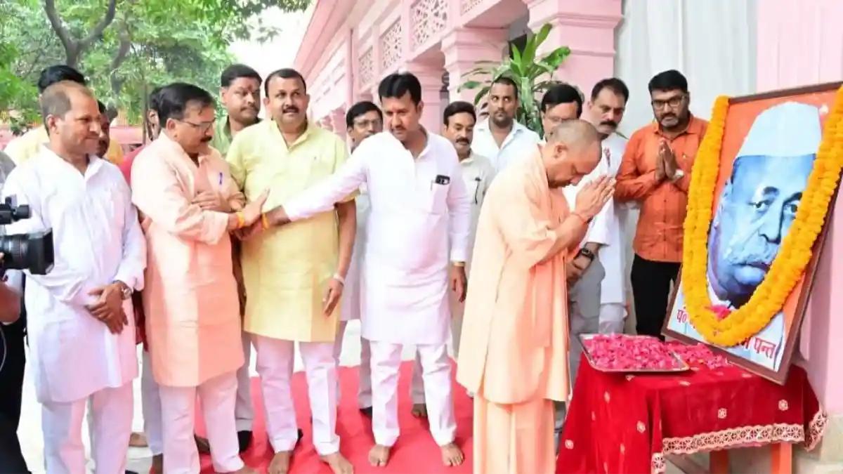 CM Yogi ने Govind Ballabh Pant Jayanti पर अर्पित की श्रद्धांजलि