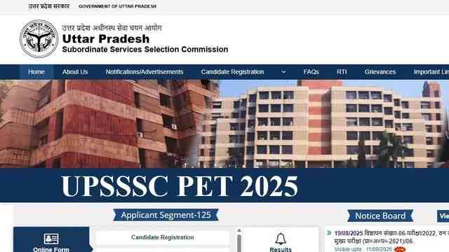UPSSSC PET 2025 Answer Key OUT