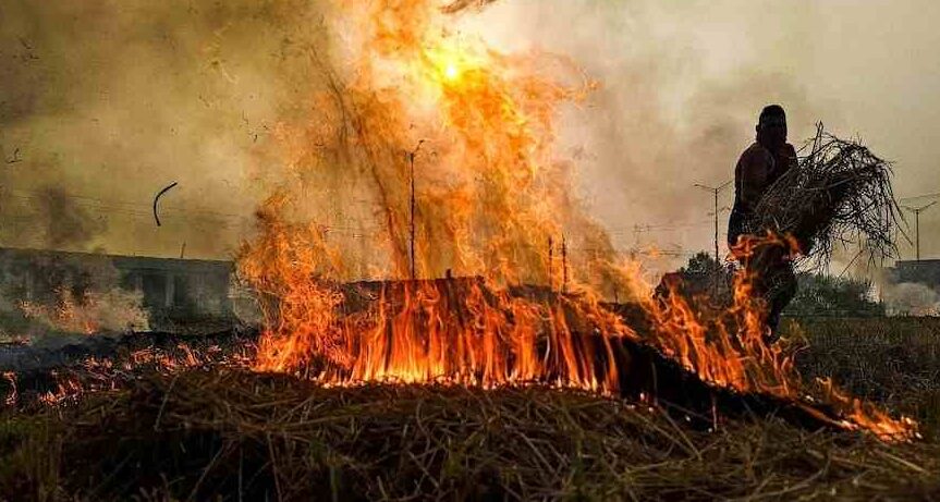 यूपी में Stubble Burning पर सख्त कार्रवाई