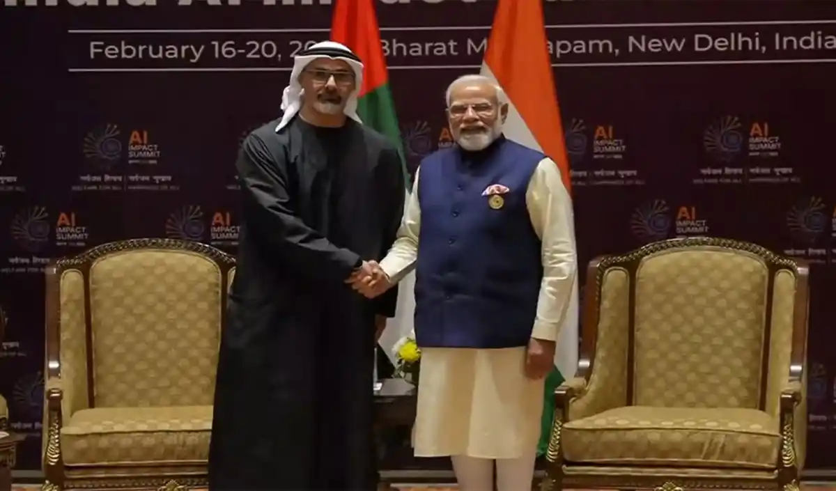 AI Impact Summit 2026- PM मोदी और UAE क्राउन प्रिंस की मुलाकात