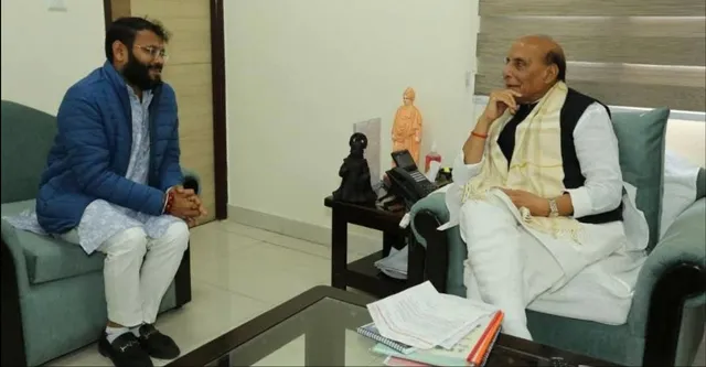 कानपुर नगर निगम निष्कासन विवाद दिल्ली पहुँचा, राजनाथ सिंह से मिले पार्षद