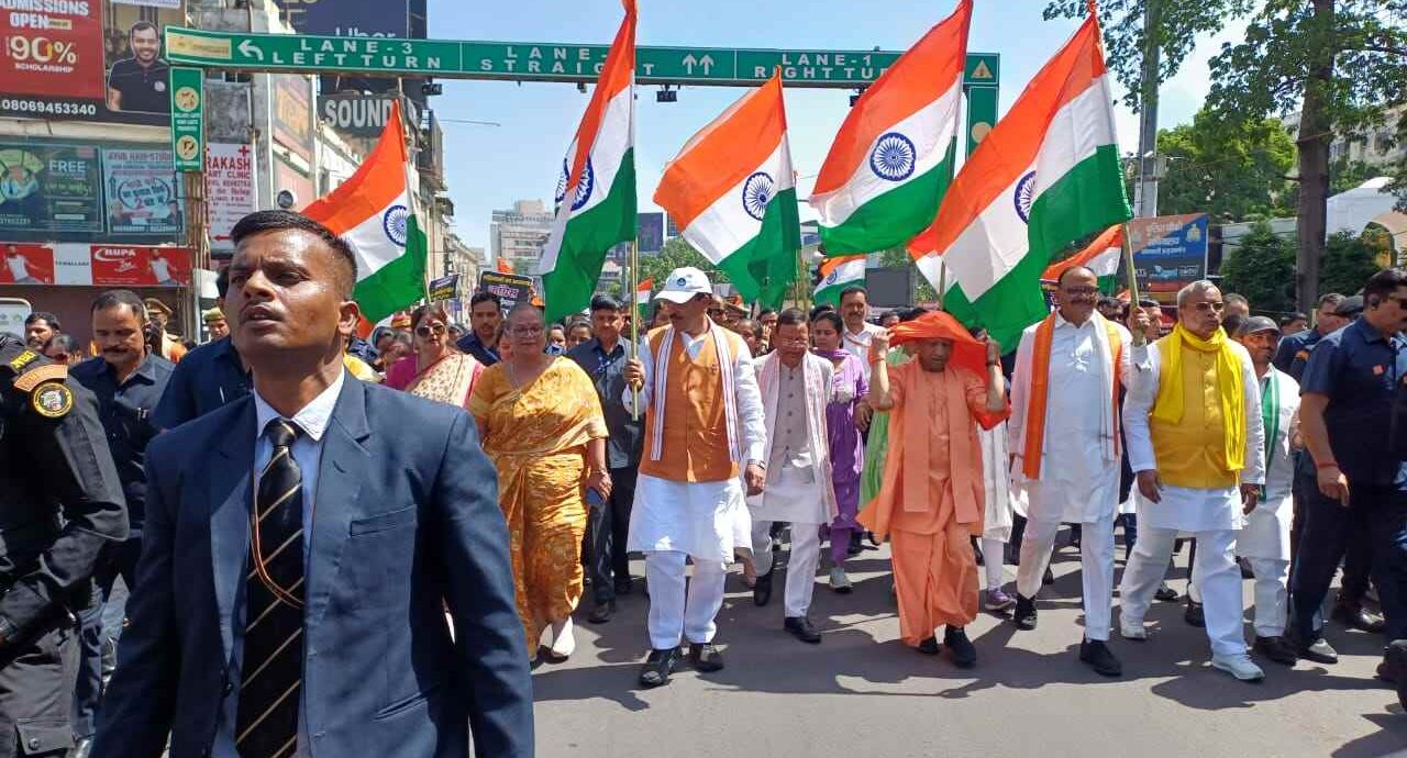 लखनऊ में BJP की जन आक्रोश रैली