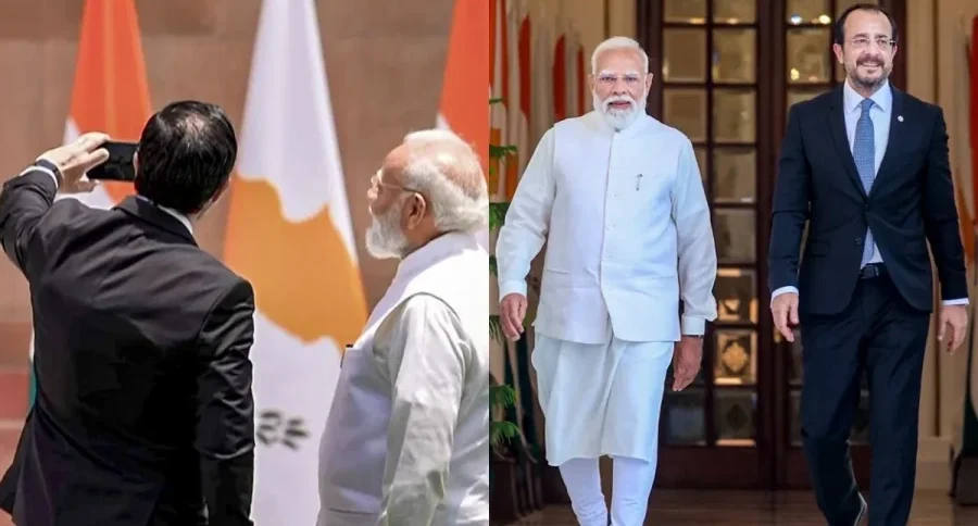 पीएम मोदी संग साइप्रस राष्ट्रपति सेल्फी ने बटोरी चर्चा