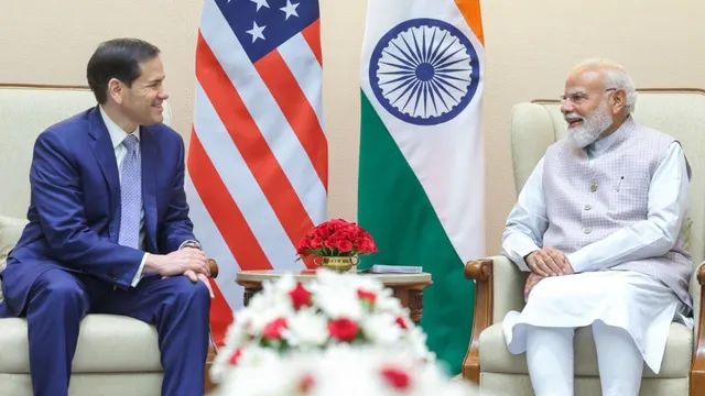 मार्को रूबियो से मिले पीएम मोदी, बोले- वैश्विक हित और रणनीतिक साझेदारी
