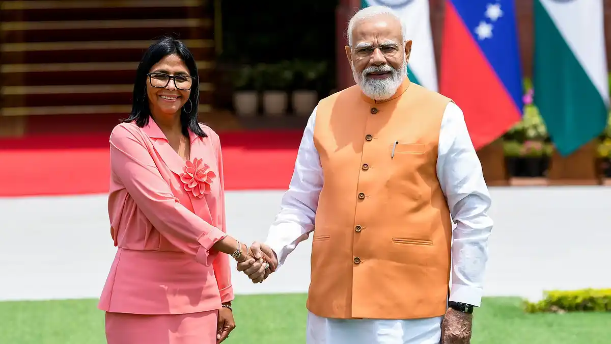 पीएम मोदी से मिलीं डेल्सी रोड्रिगेज