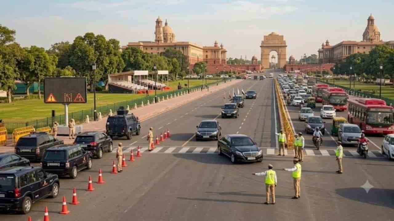BRICS सम्मेलन के चलते दिल्ली में ट्रैफिक पाबंदियां
