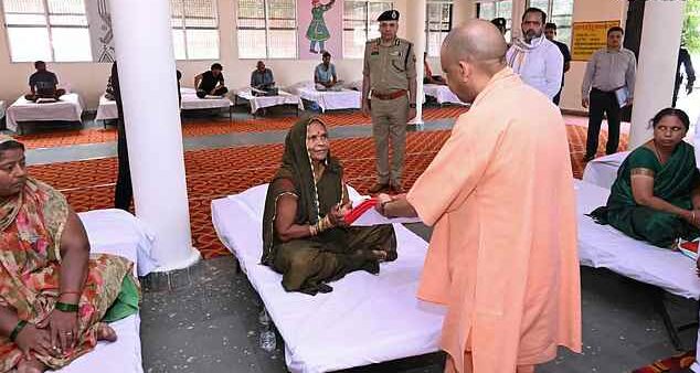 चित्रकूट में ग्राउंड जीरो पर पहुंचे सीएम योगी