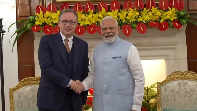 भारत-बेल्जियम संबंध, पीएम मोदी से मिले बार्ट डी वेवर