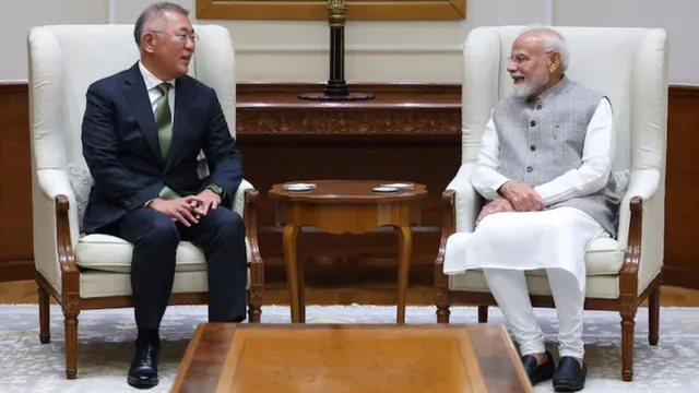 Hyundai CEO ने PM मोदी से की मुलाकात