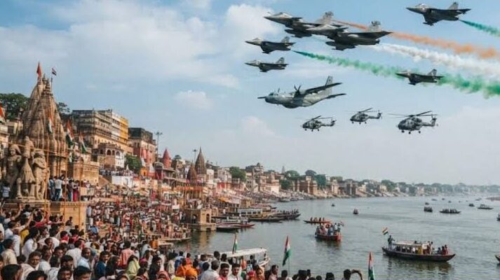 काशी के आसमान में दिखेगा वायुसेना का शौर्य, नमो घाट पर एयर शो की तैयारियां तेज