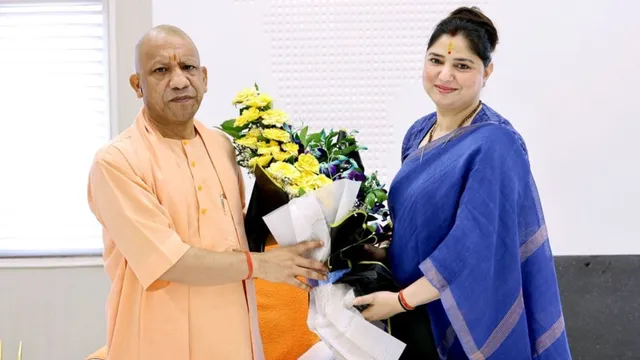 राज्यसभा सदस्य प्रियंका सिंह रावत ने CM योगी से की मुलाकात
