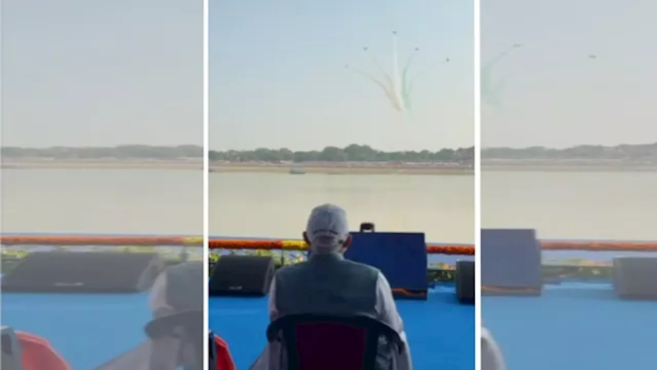 वाराणसी में Wings Over Ganga एयर शो, PM मोदी ने देखा वायुसेना का रोमांचक प्रदर्शन