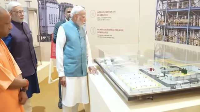 वाराणसी में पीएम मोदी ने किया अरविंद मिल की नई इकाई का लोकार्पण