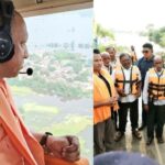सीएम योगी ने लखनऊ में किया बाढ़ग्रस्त क्षेत्रों का सर्वेक्षण, फैजुल्लागंज से नैमिष तक बनेगा तटबंध