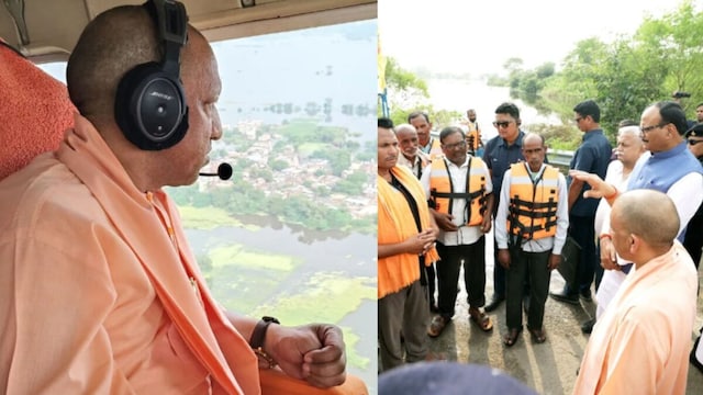 सीएम योगी ने लखनऊ में किया बाढ़ग्रस्त क्षेत्रों का सर्वेक्षण